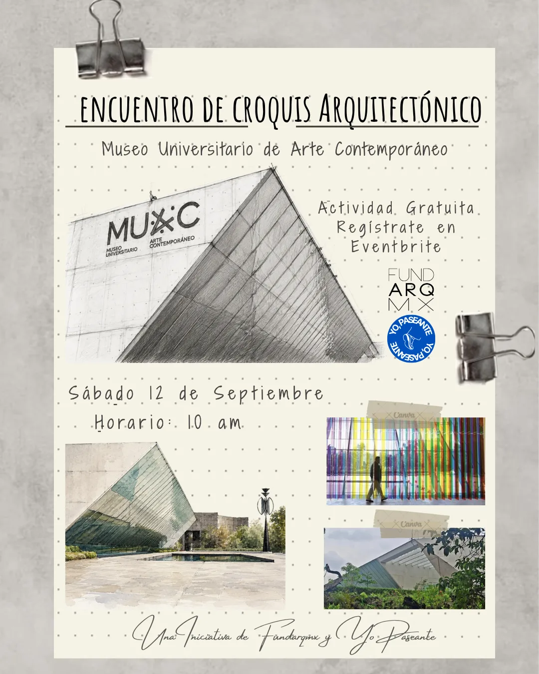 Croquis Arquitectónico MUAC