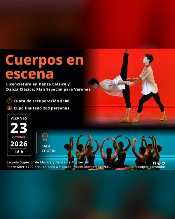 Cuerpos en escena - Licenciatura en Danza Clásica y Plan Especial para Varones