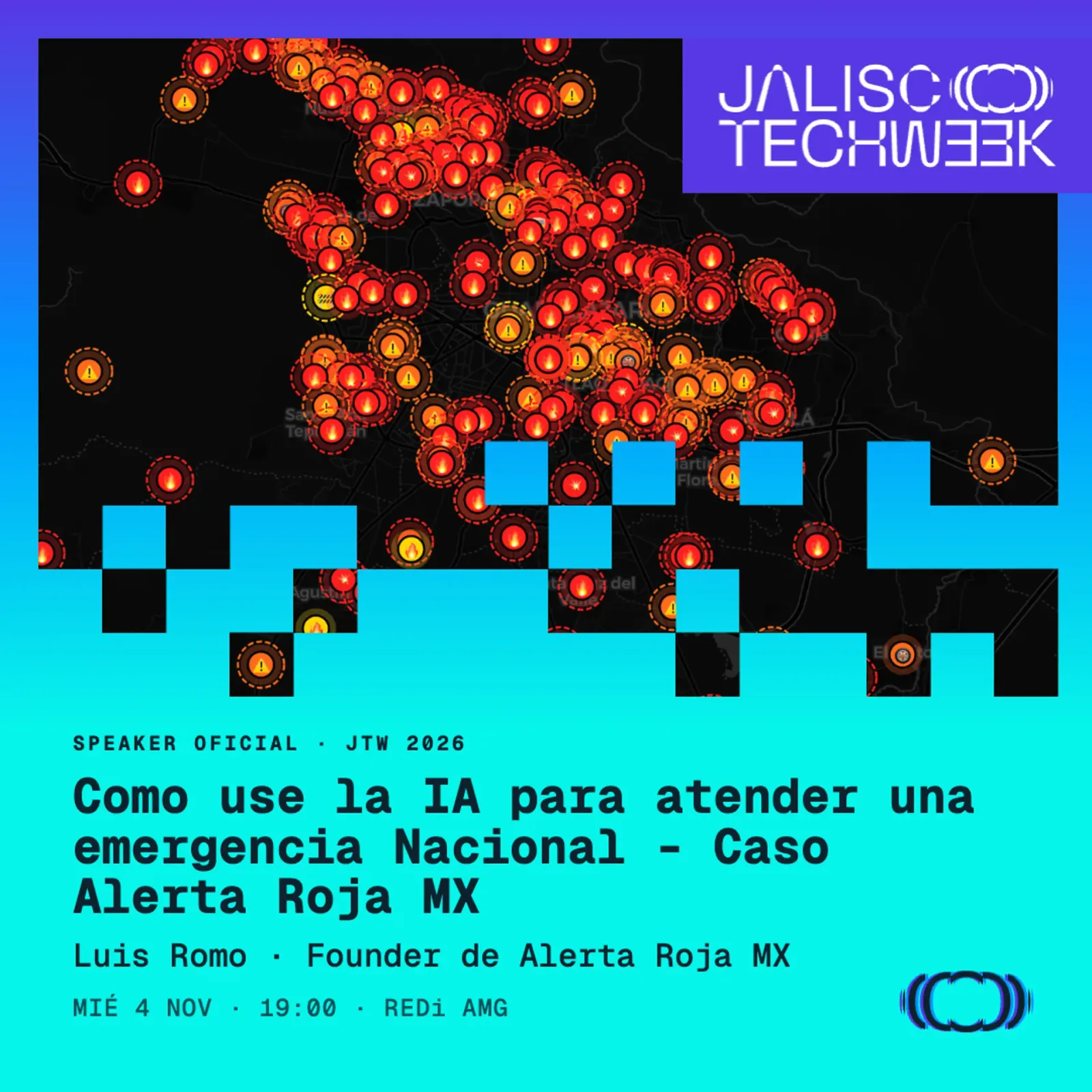 Como use la IA para atender una emergencia Nacional - Caso Alerta Roja MX