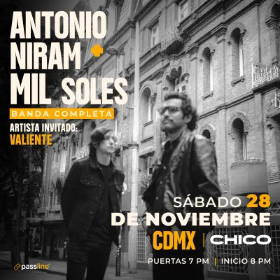 Antonio Niram & Mil Soles en vivo