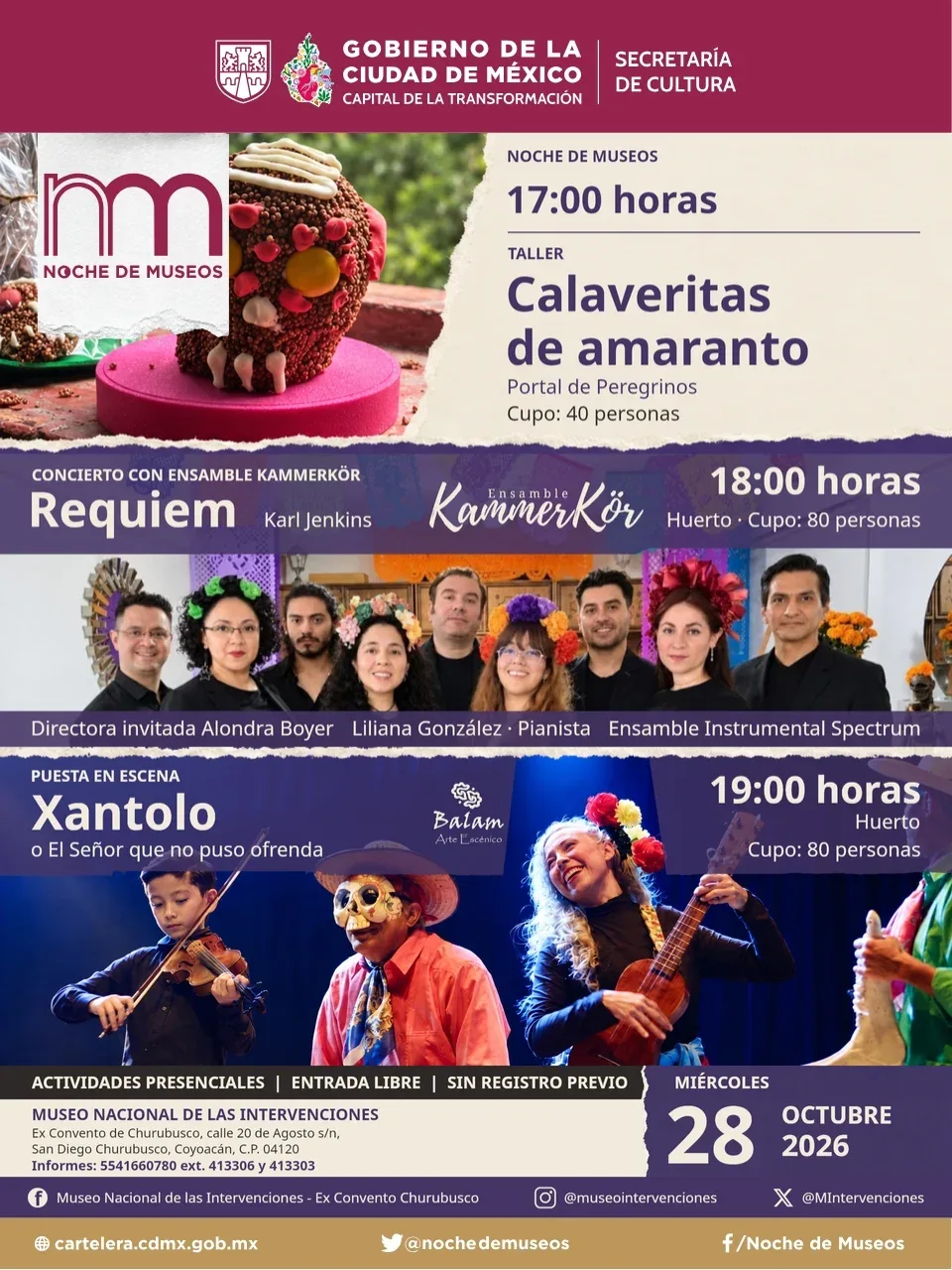 Noche de Museos en el Museo Nacional de las Intervenciones