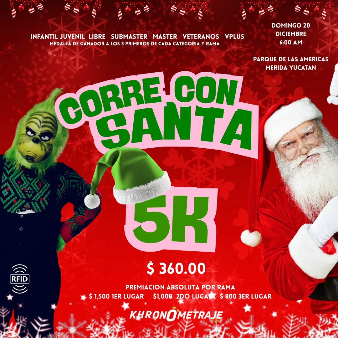 CORRE CON SANTA