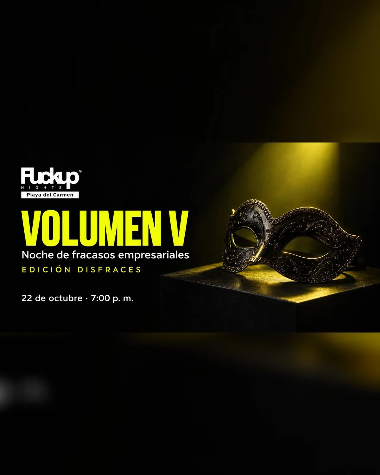 Fuckup Nights Playa del Carmen Vol. V | Edición Disfraces