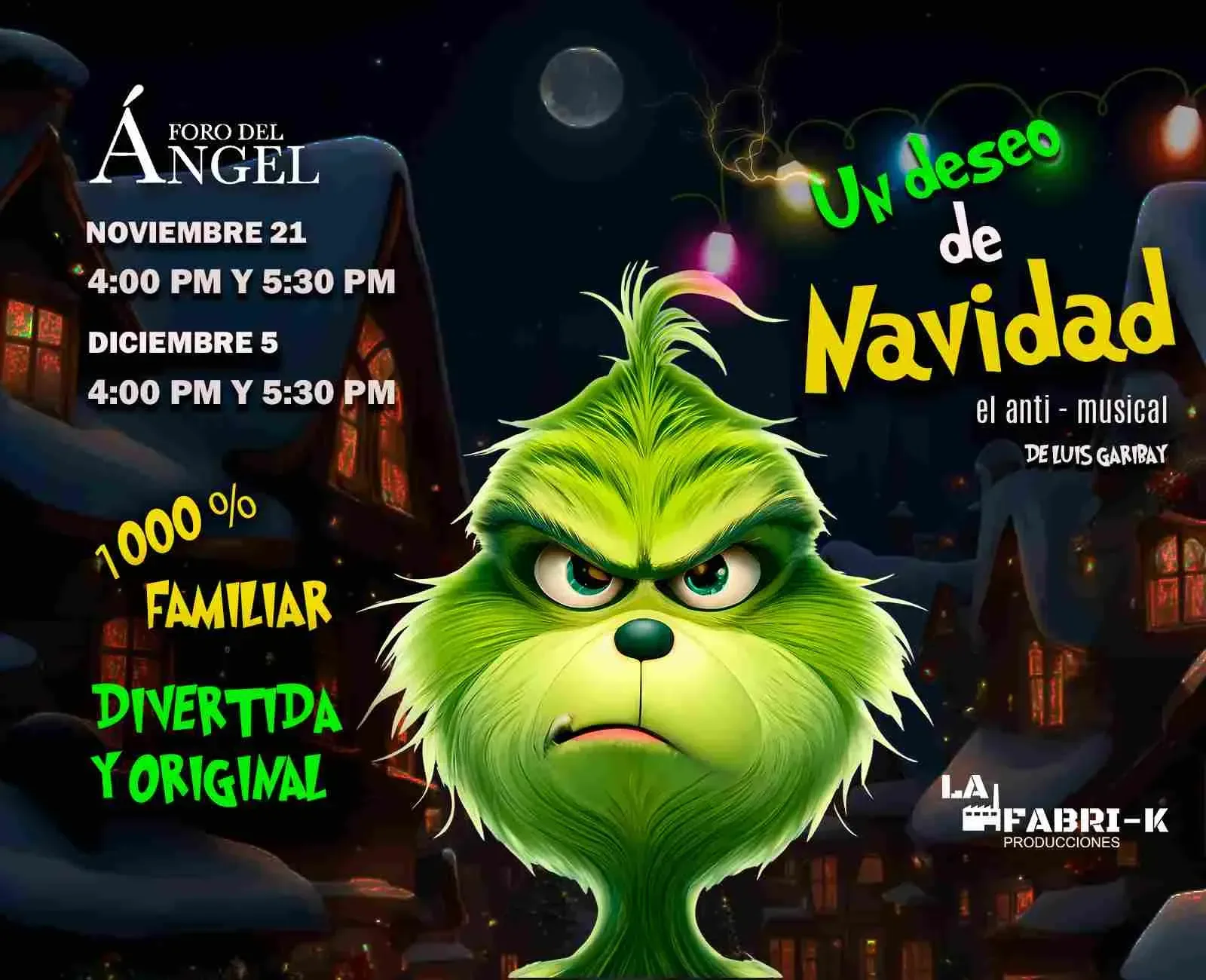 Un Deseo de Navidad, El Anti-musical | Función 1