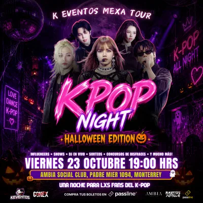 K Eventos Mexa Tour – Monterrey K-Pop Night: Halloween Edition