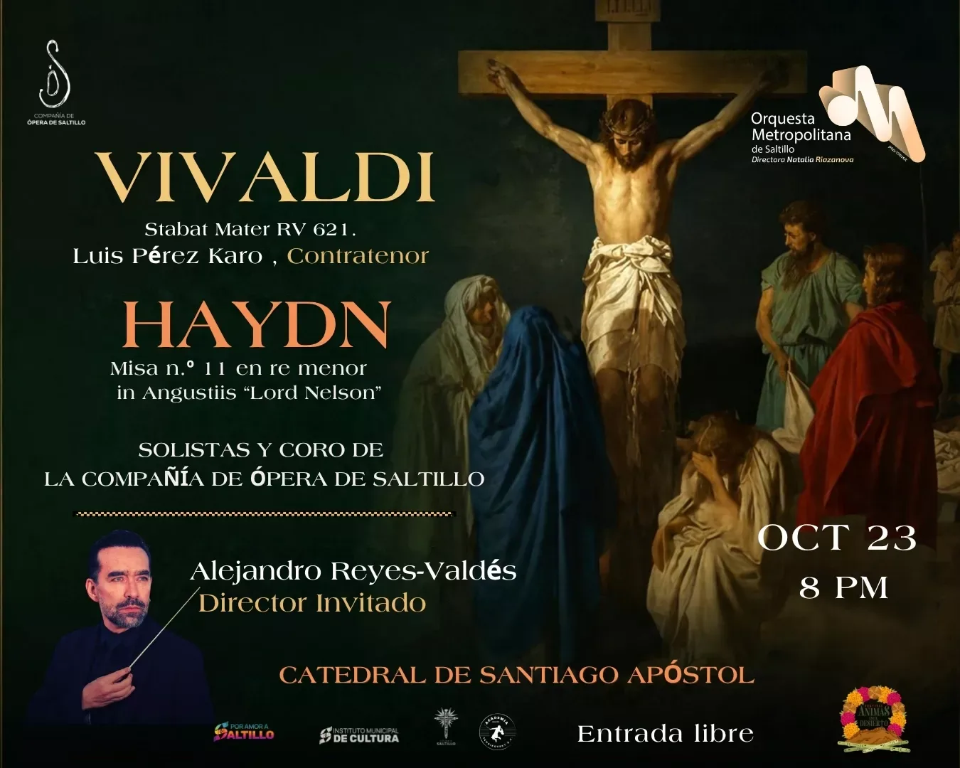 CONCIERTO DE TEMPORADA VIII Catedral de Santiago Apóstol "Entrada Libre" Presencial