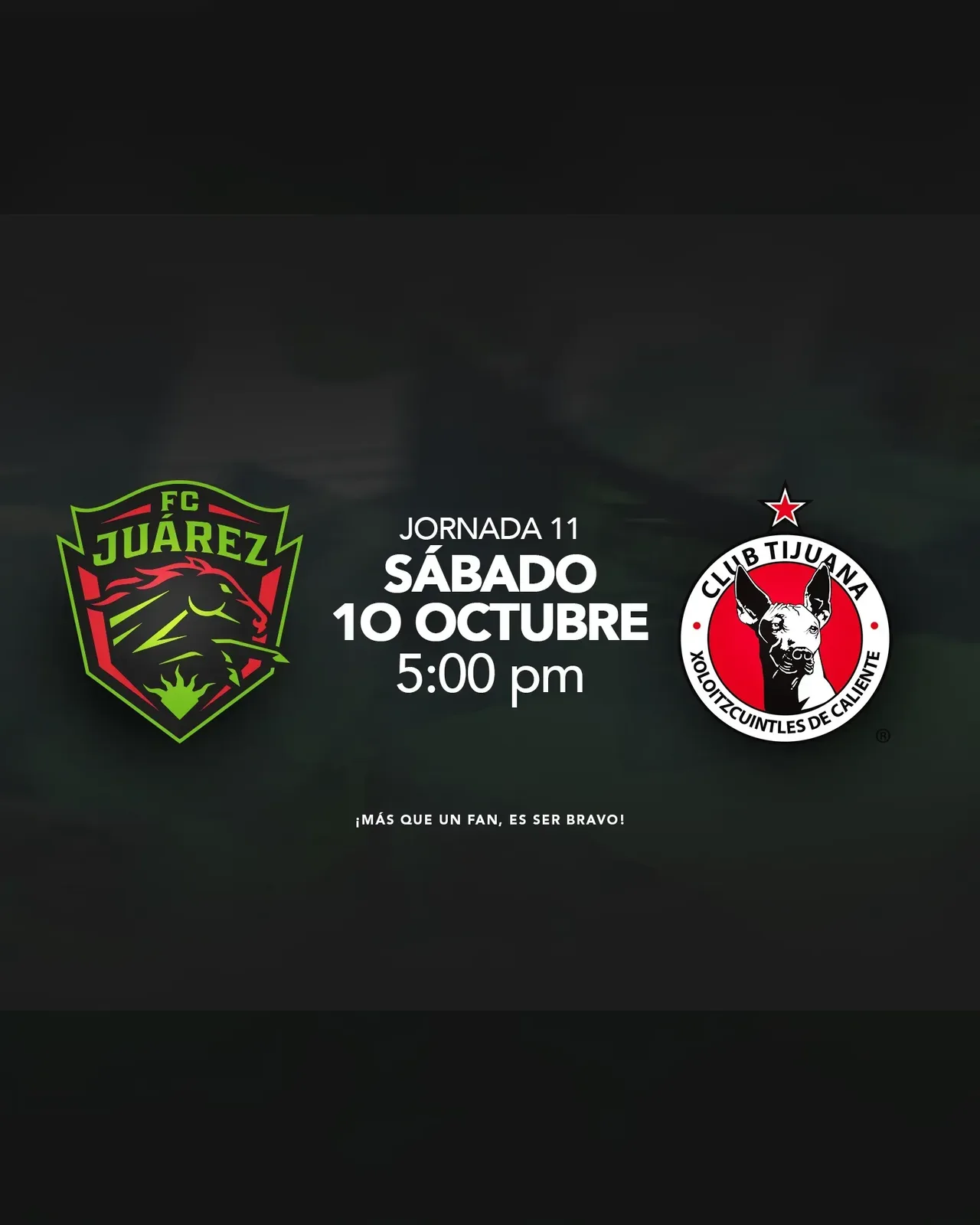 Bravos vs Tijuana