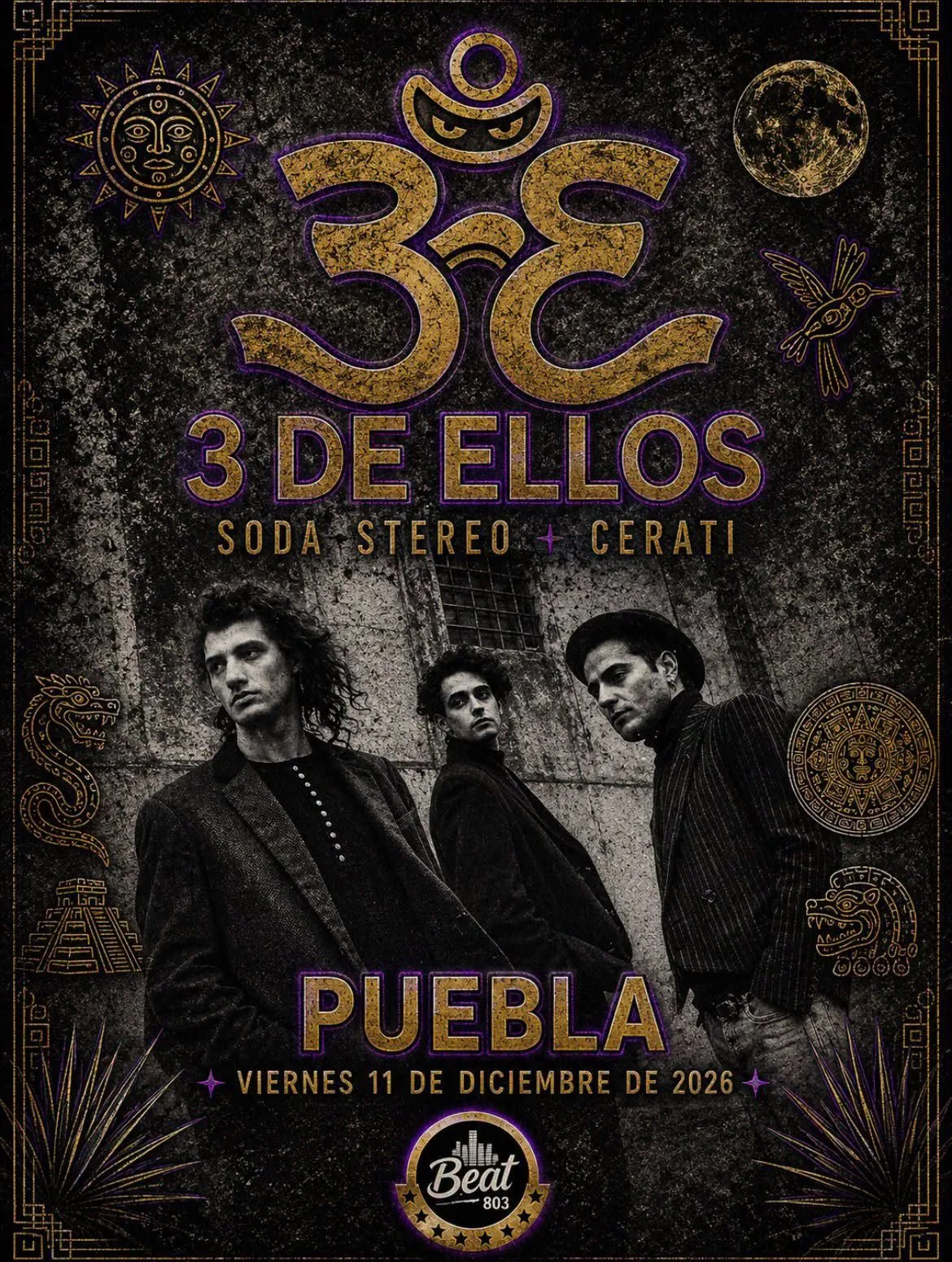3 de Ellos 🇦🇷 Noche Soda & Cerati en Beat 803