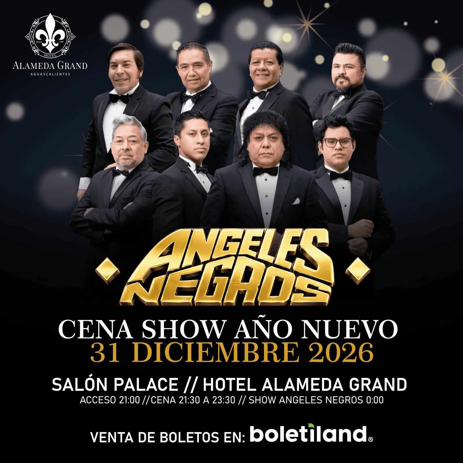 ANGELES NEGROS - CENA SHOW AÑO NUEVO 2026