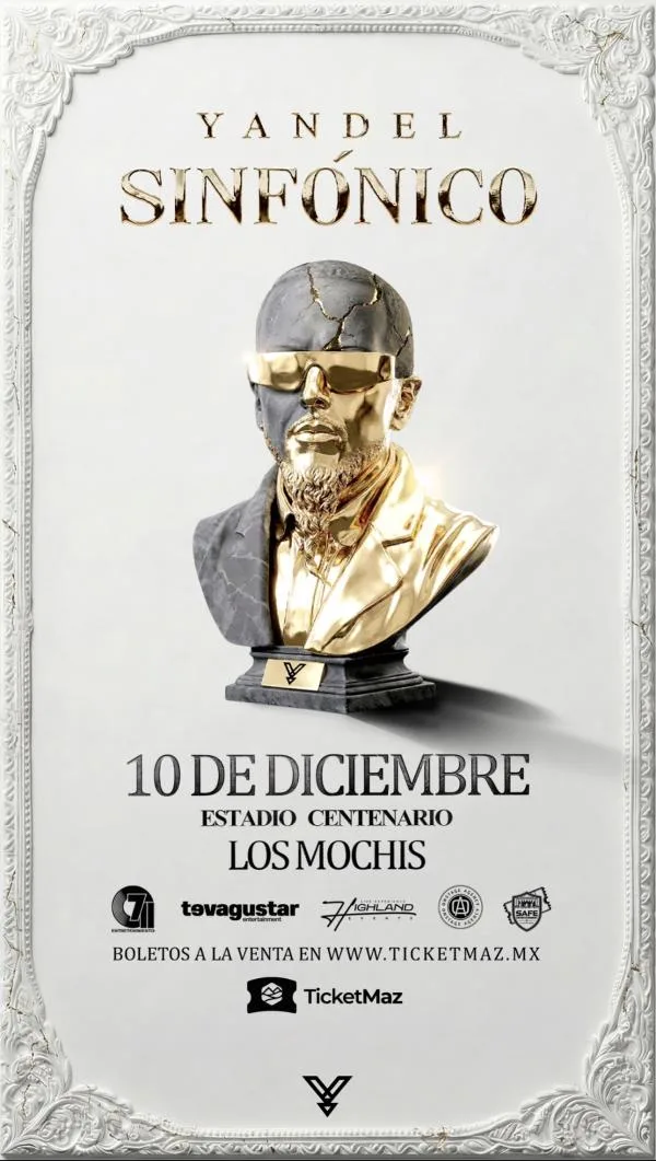 YANDEL SINFONICO LOS MOCHIS 2026