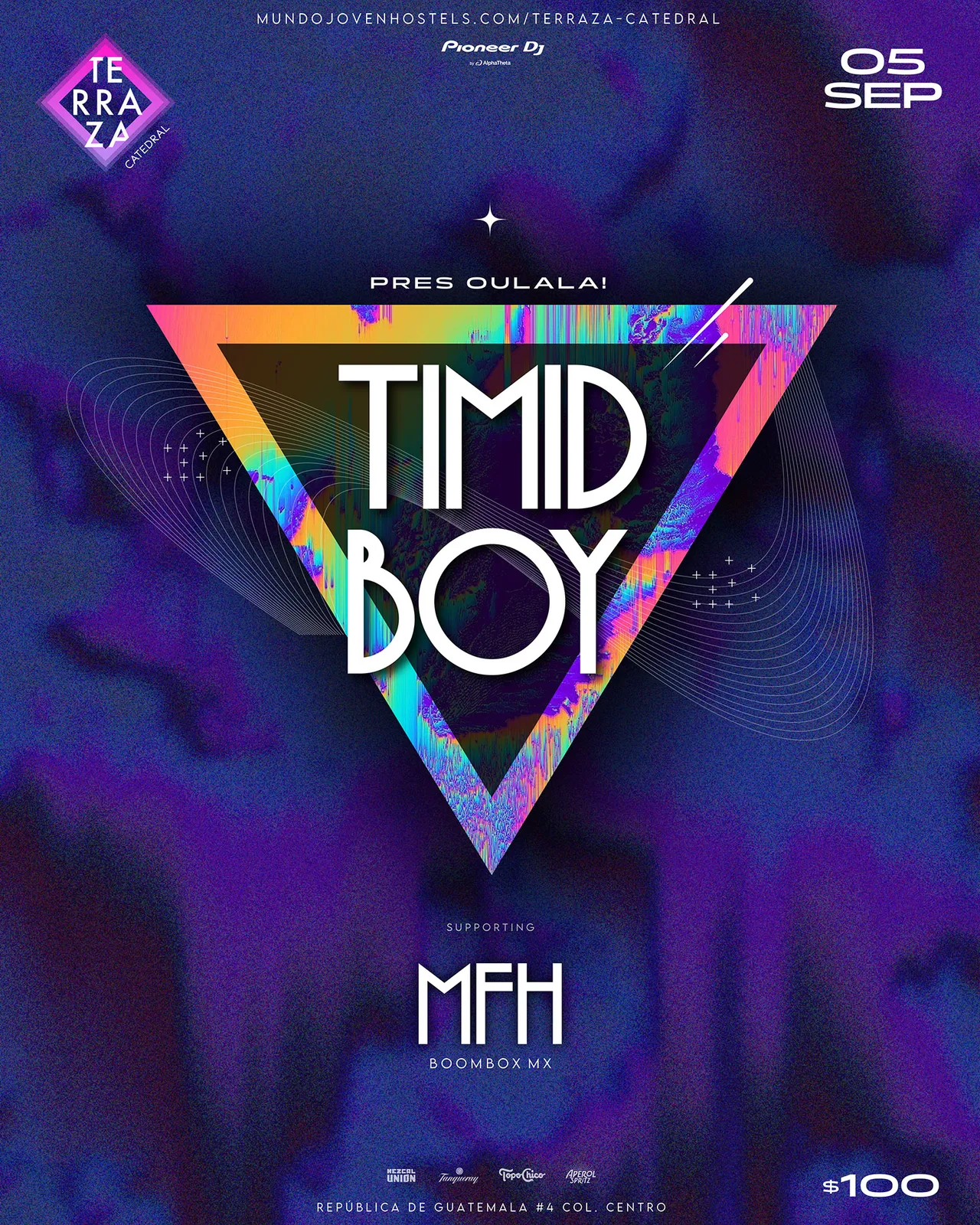 Timid Boy en Terraza Catedral