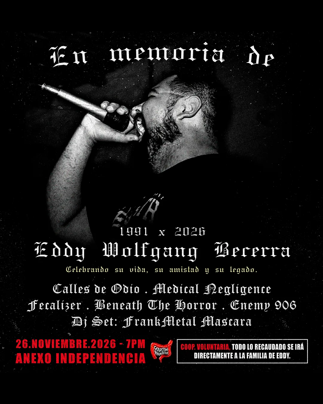 EN MEMORIA DE EDDY WOLFGANG BECERRA