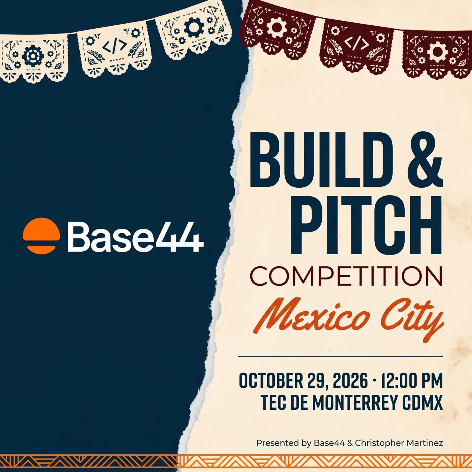 Build & Pitch competition - Mexico City | presented by Base44