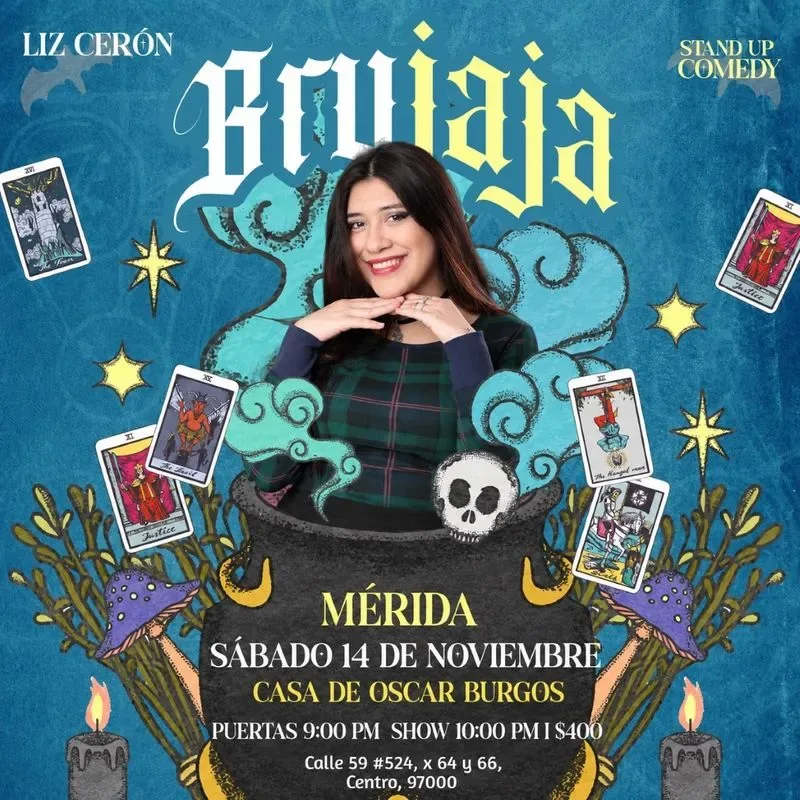 Liz Cerón "Brujaja" en Mérida