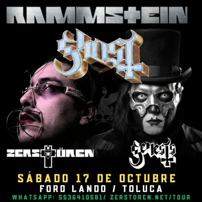 Tributo Rammstein y Ghost