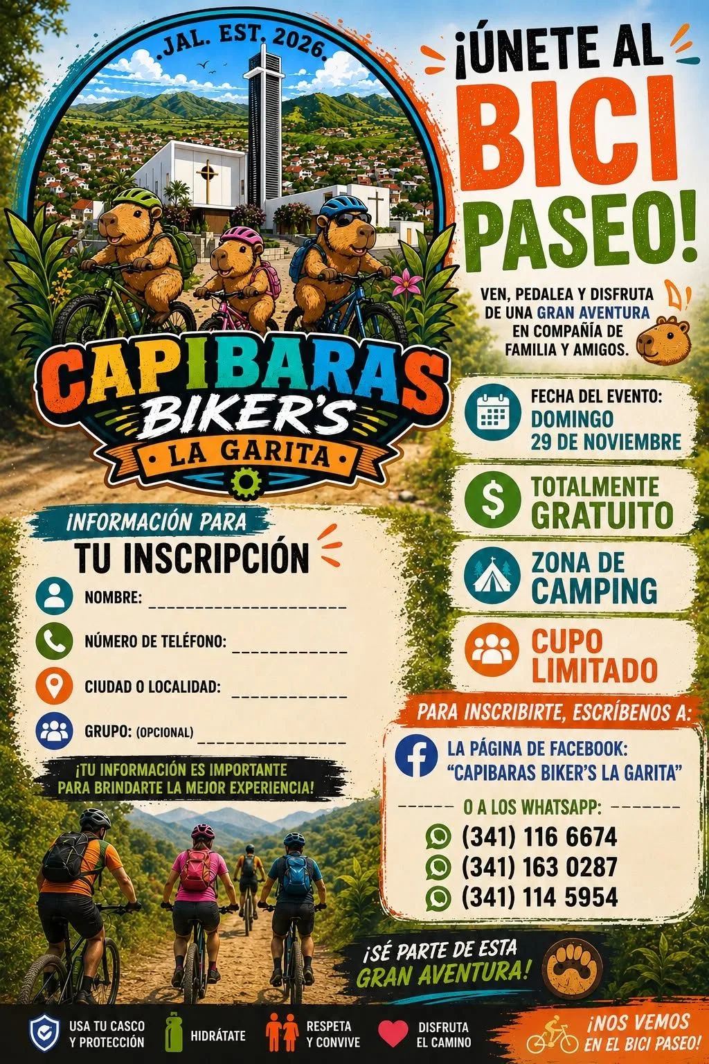 1er RETO PRESA EL CARRIZO 2026