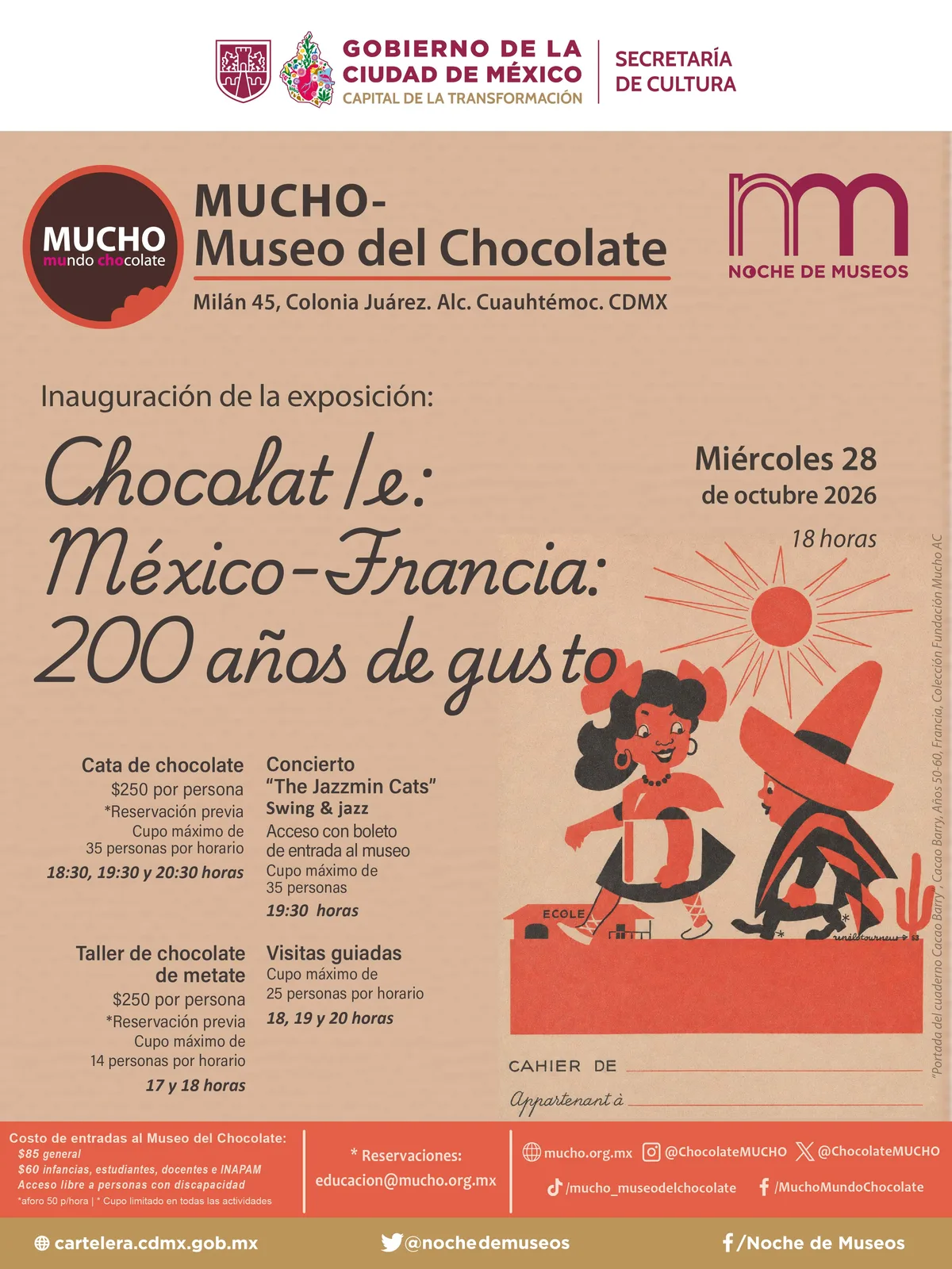 Chocolat l e: Mexico - Francia: 200 años de gusto