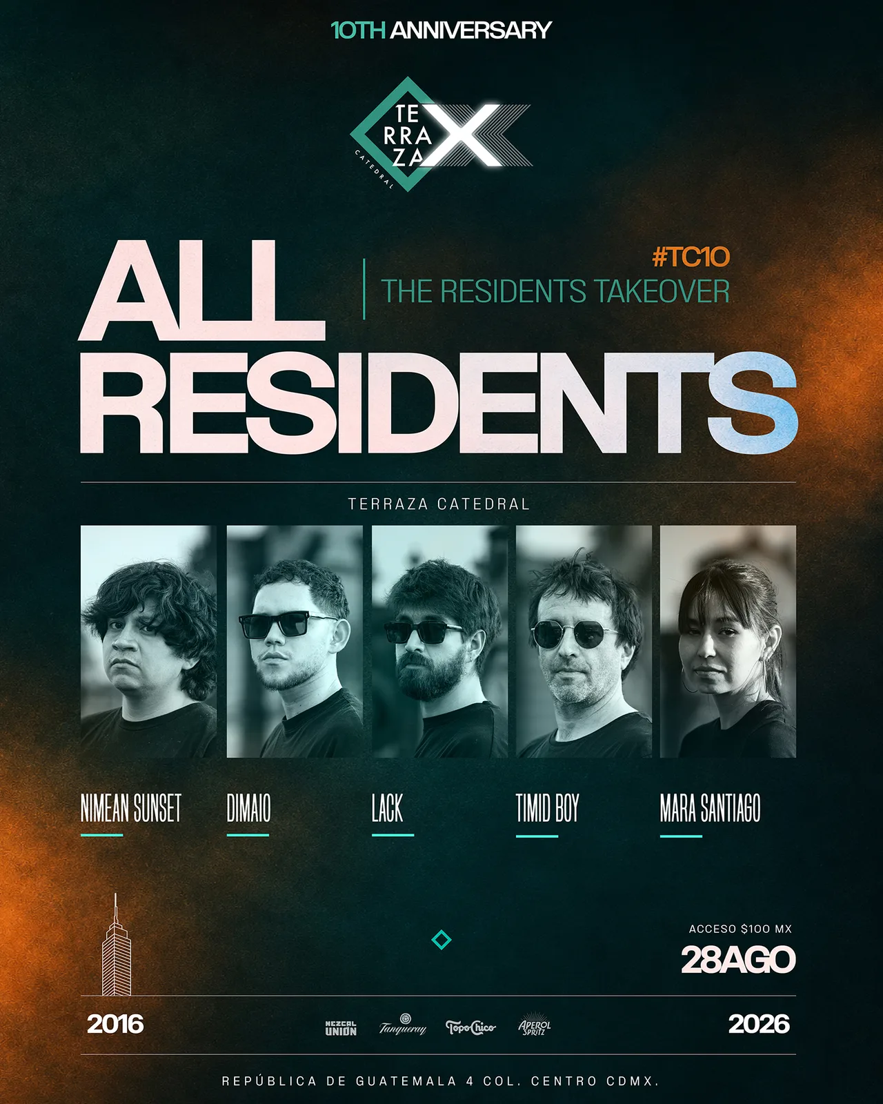 ALL RESIDENTS x Terraza