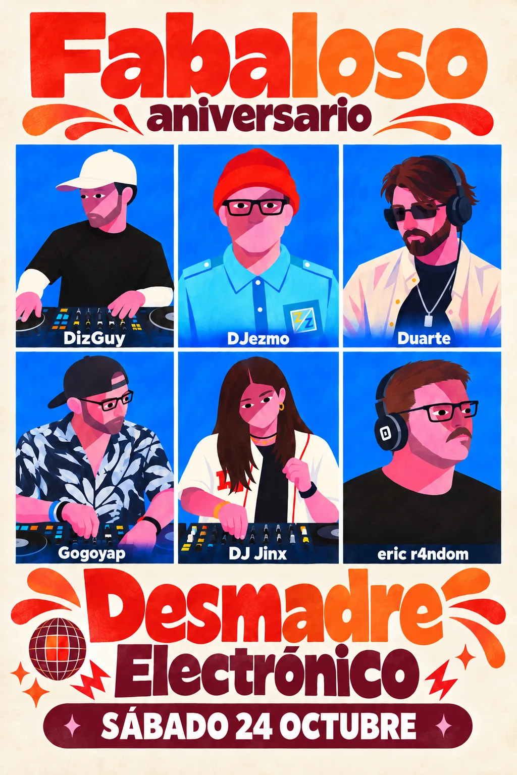 Fabaloso Aniversario - Desmadre Electronico