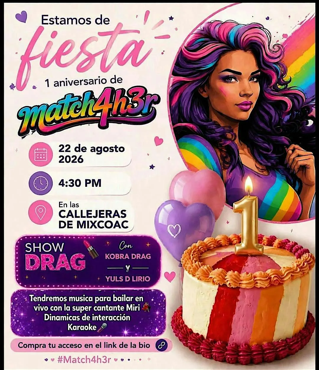 Aniversario Match4Her