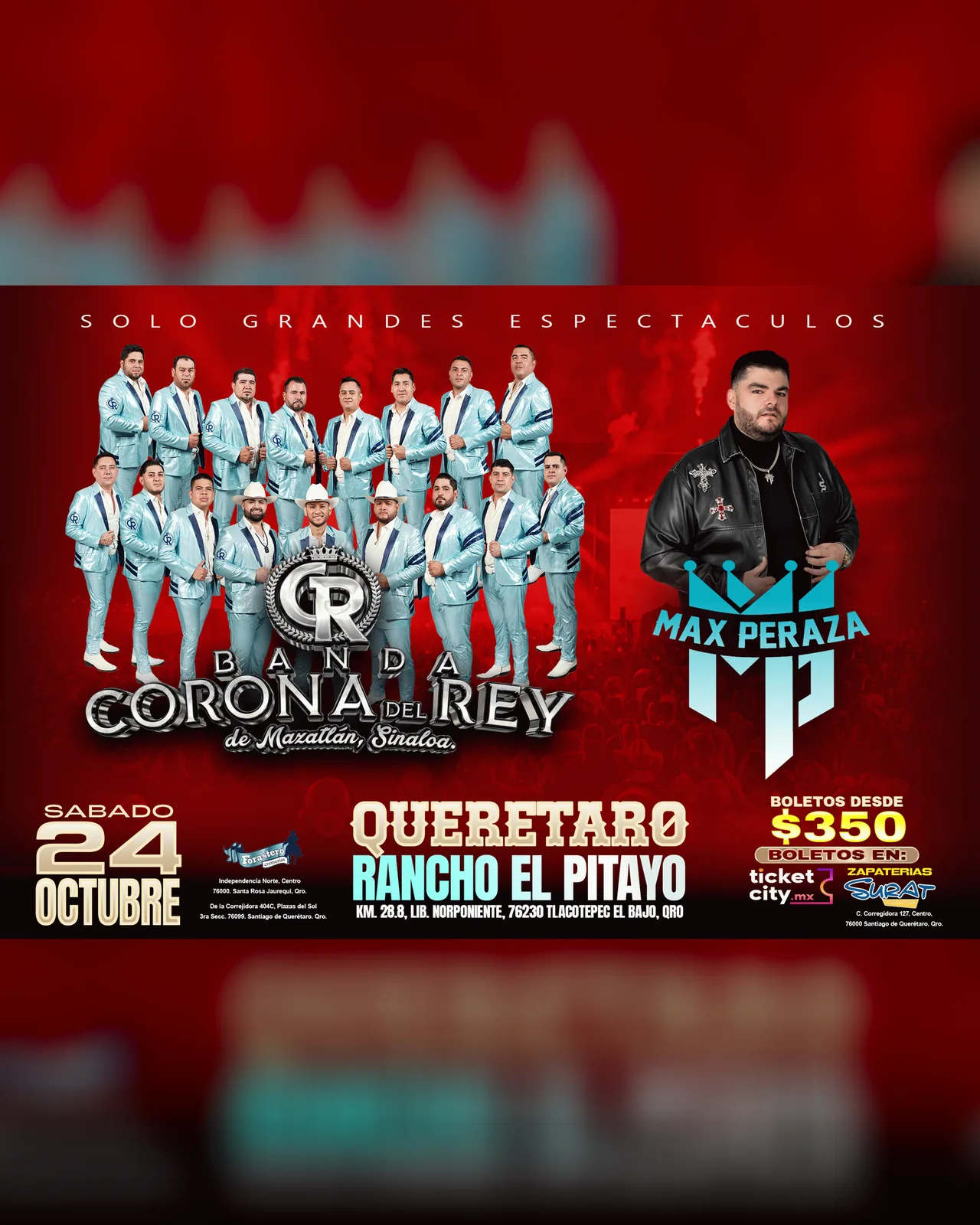 BANDA CORONA DEL REY, MAX PERAZA