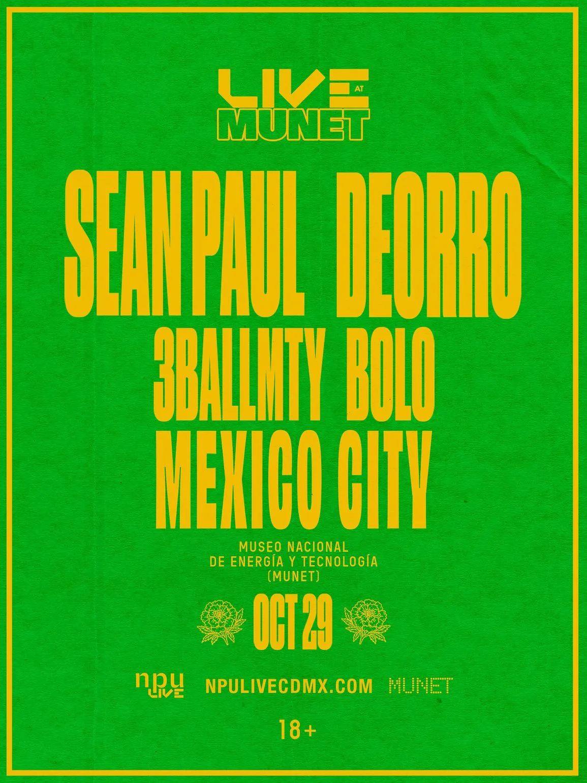 Sean Paul & Deorro en MUNET