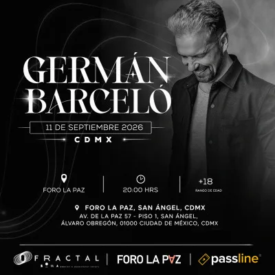 Germán Barceló en CDMX