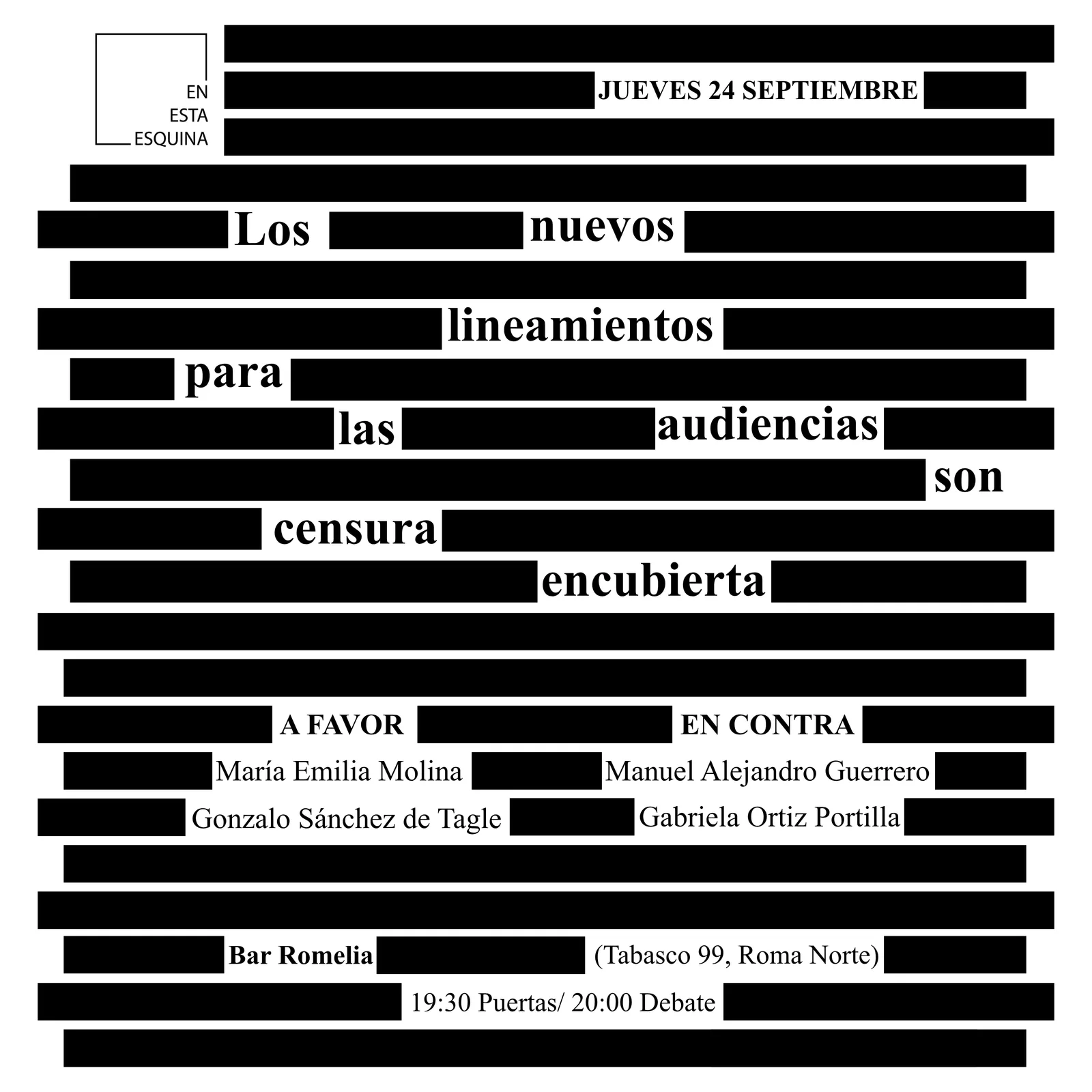 ¿Censura a las audiencias?