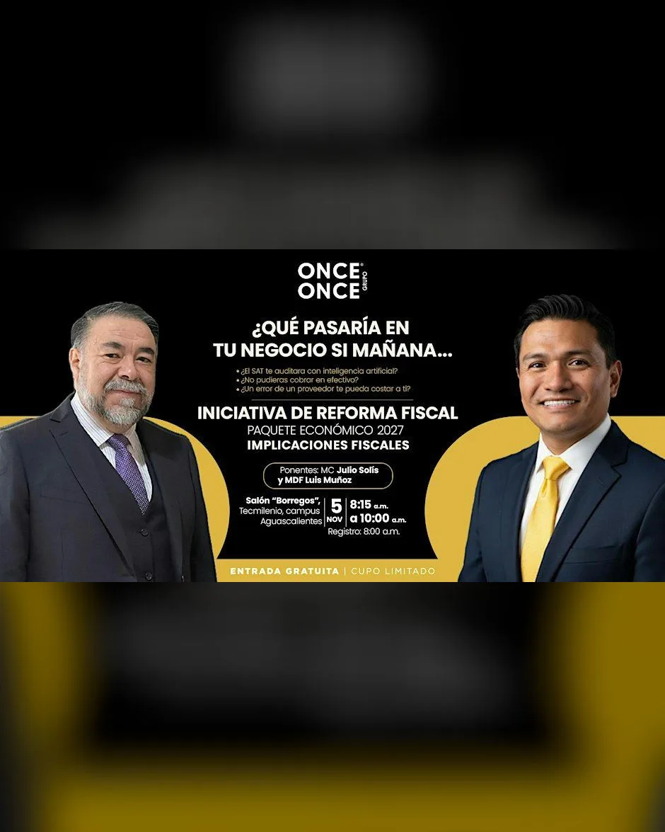 DESAYUNO EMPRESARIAL | INICIATIVA DE REFORMA FISCAL 2027