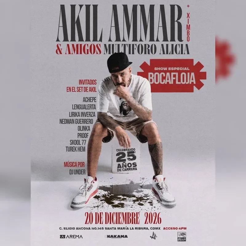 Akil Ammar 25 años de carrera en CDMX