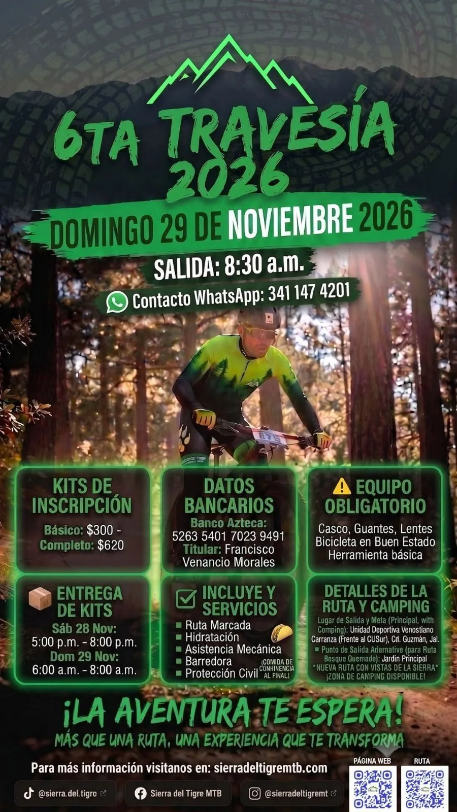 6 Travesía Sierra del Tigre Mtb Cd.Guzman Jalisco