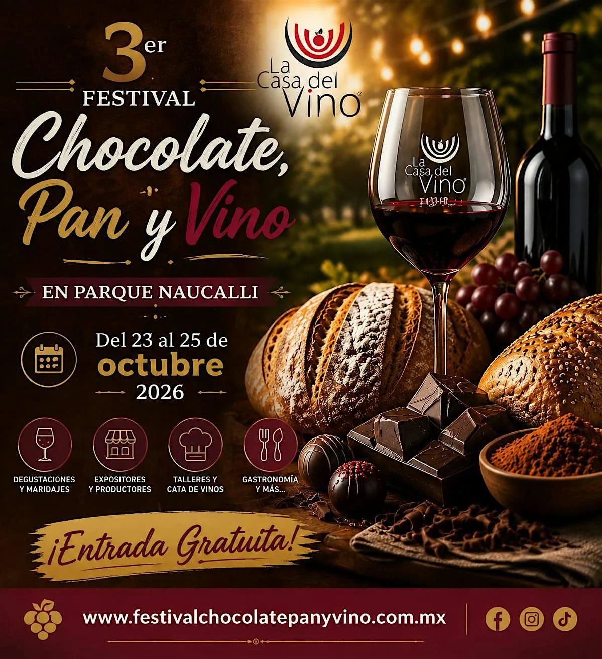 Festival Chocolate, Pan y Vino