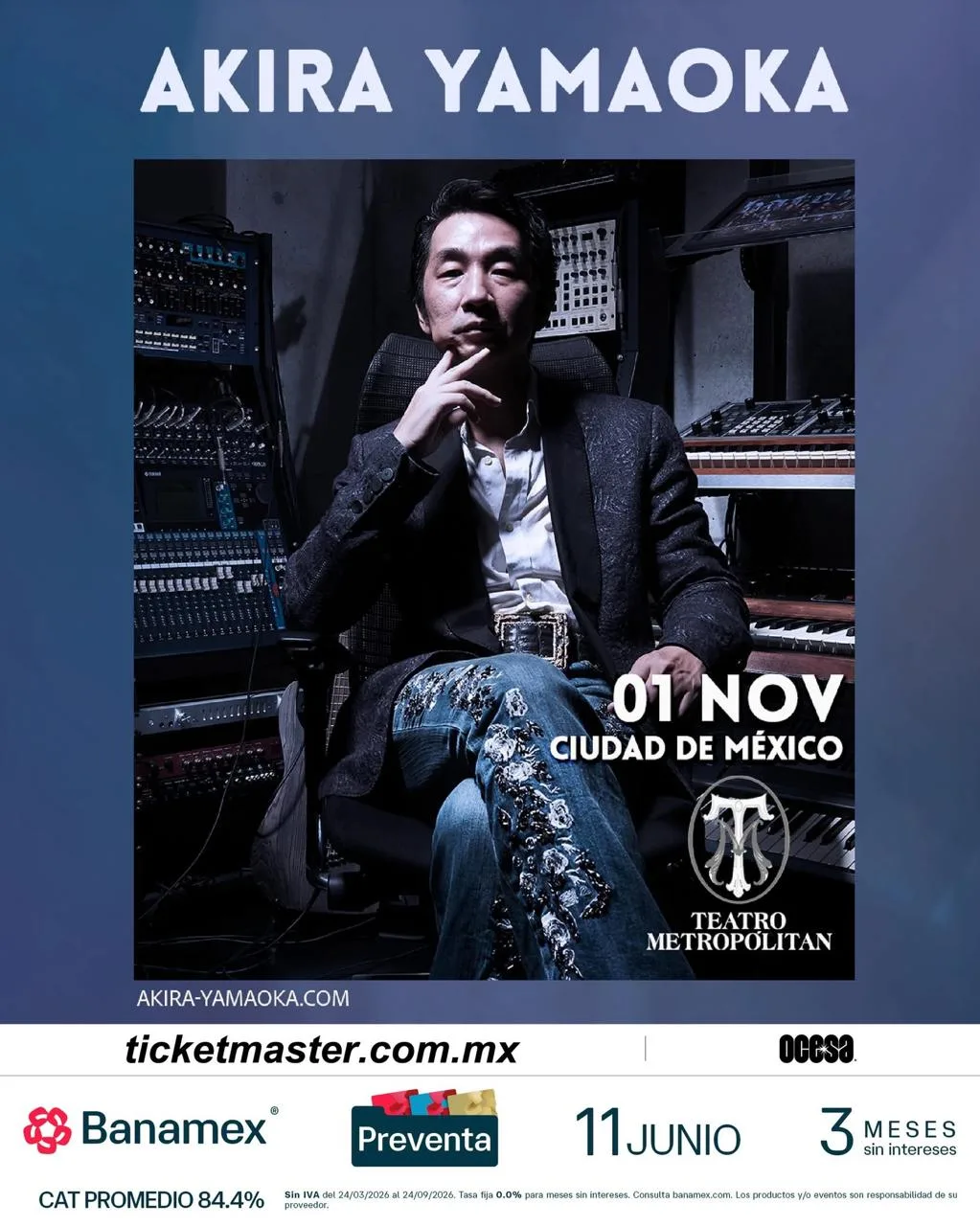 Niebla, guitarras y nostalgia: Akira Yamaoka transformará la CDMX en un santuario gótico-industrial