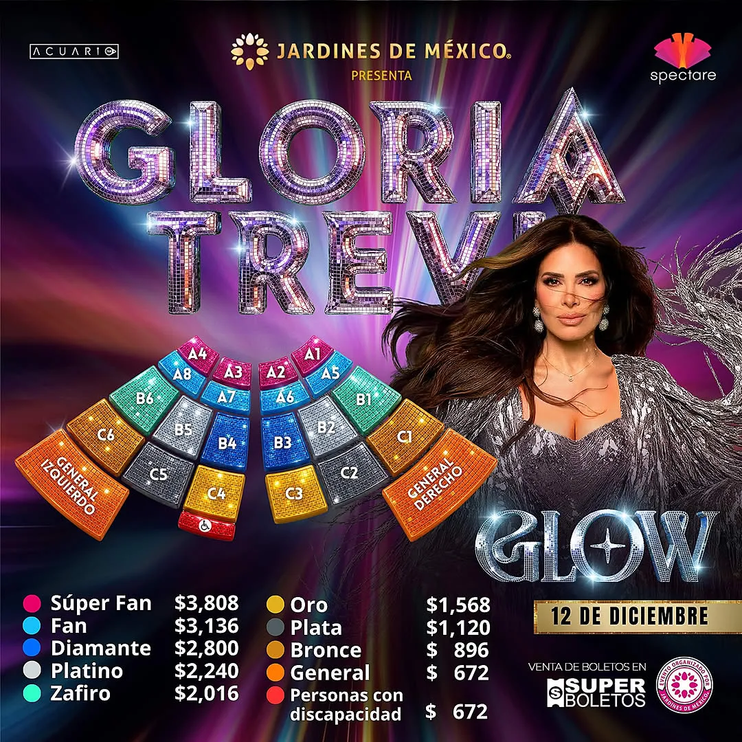 Gloria Trevi «Glow» en Jardines de México