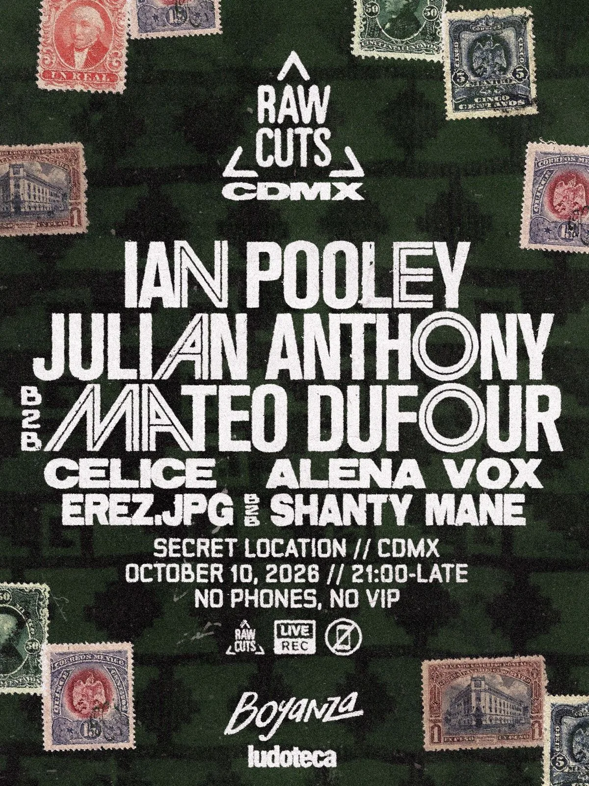 Ian Pooley · Raw Cuts CDMX