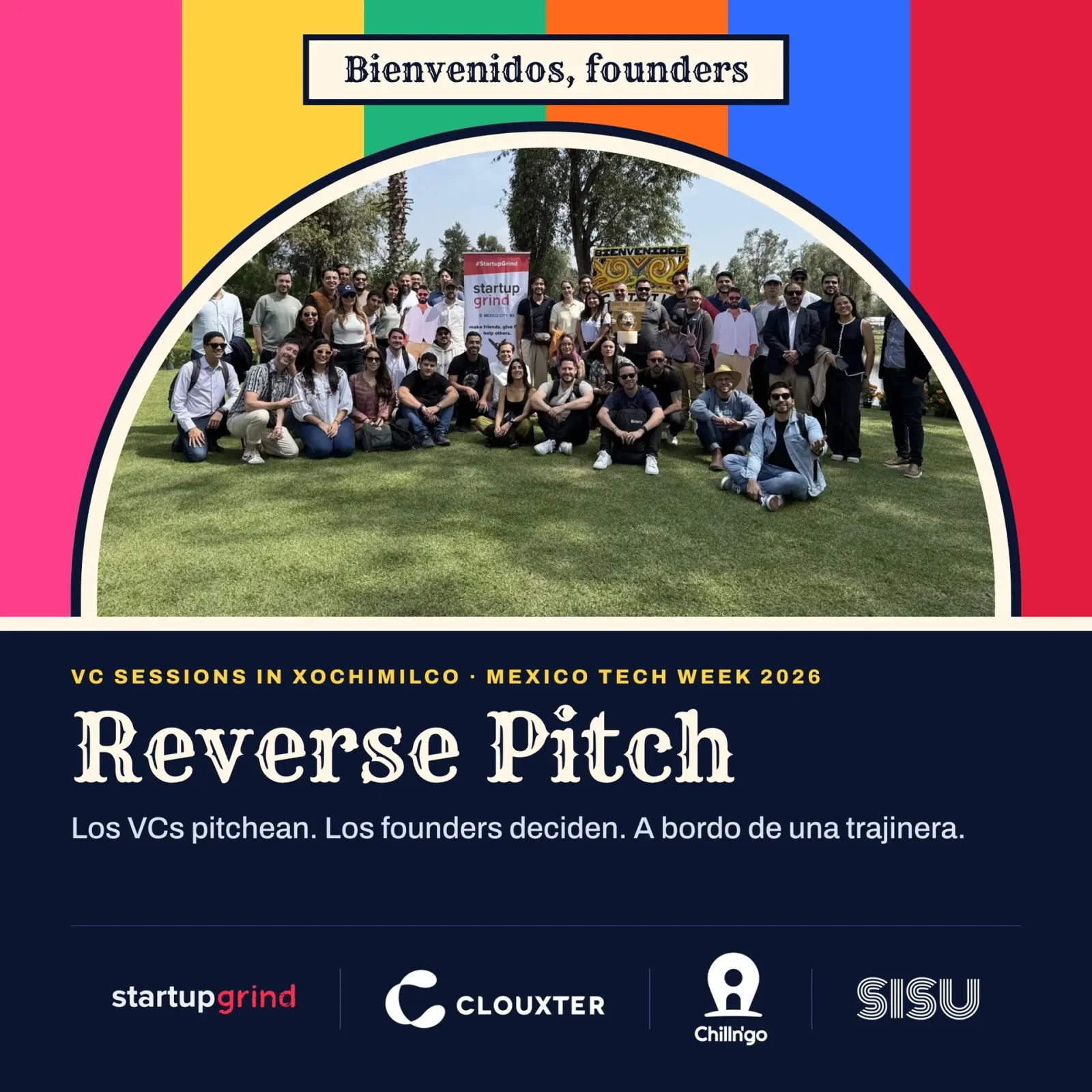 Reverse Pitch: VC + Cloud Trajinera Sessions en Xochimilco By Clouxter X Chill & Go