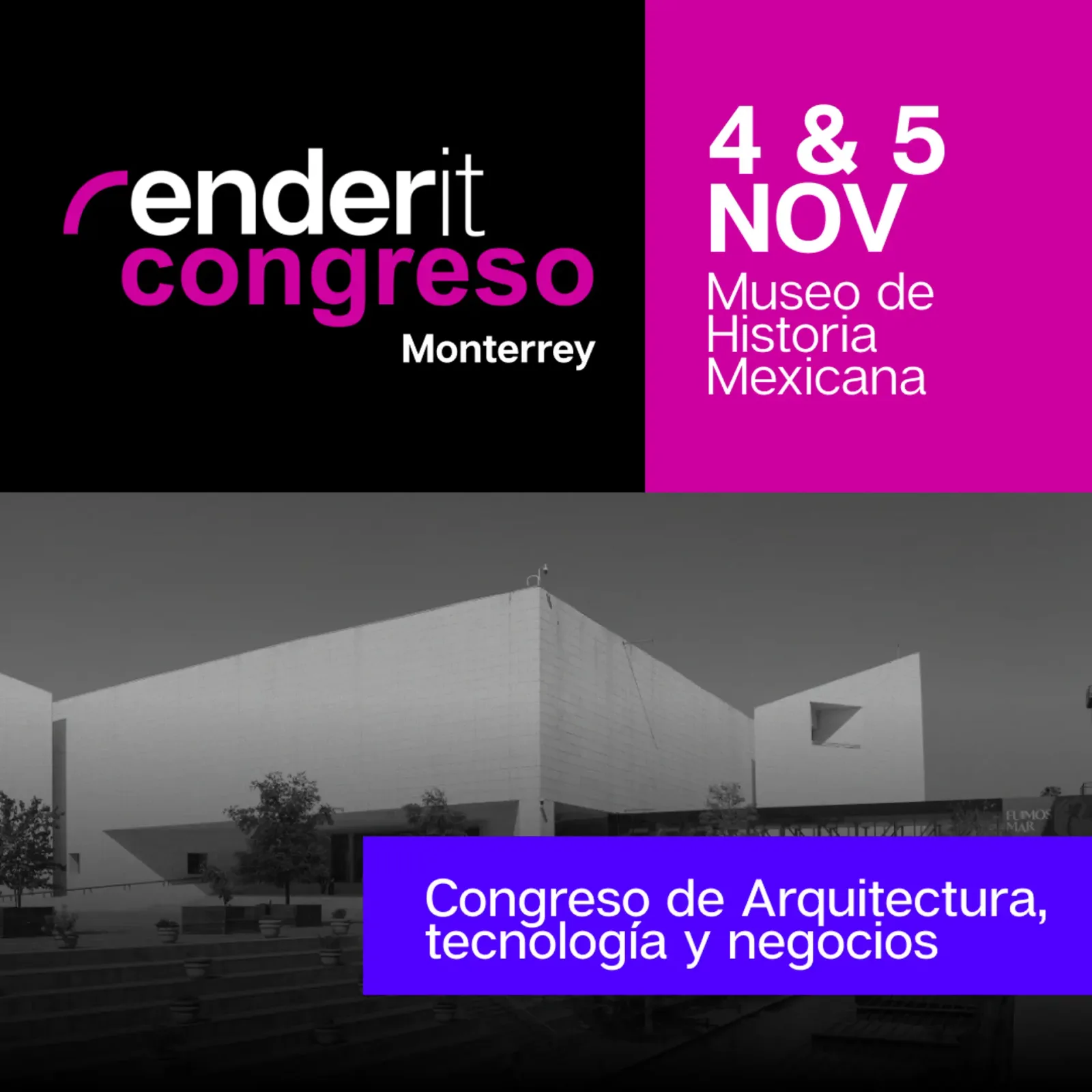 Renderit Congreso 2026 (4 & 5 Noviembre)