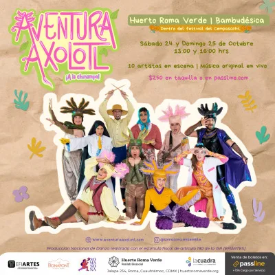 ¡A la chinampa!: Aventura axolotl