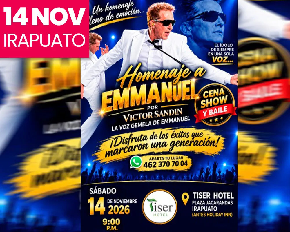HOMENAJE A EMMANUEL (CENA, SHOW Y BAILE)