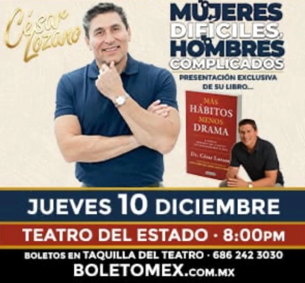César Lozano en Mexicali 2026: fecha y boletos