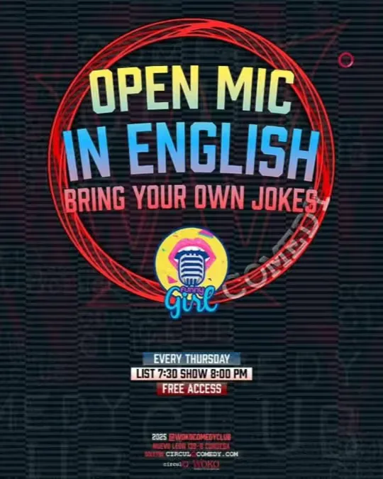 English Comedy Open Mic