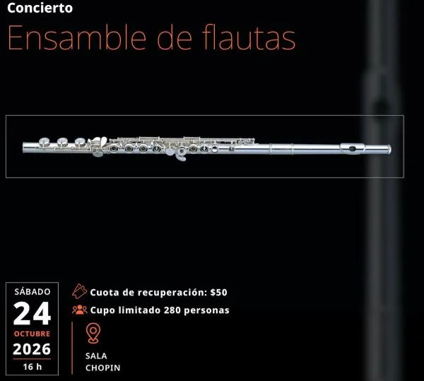 Ensamble de flautas - Concierto