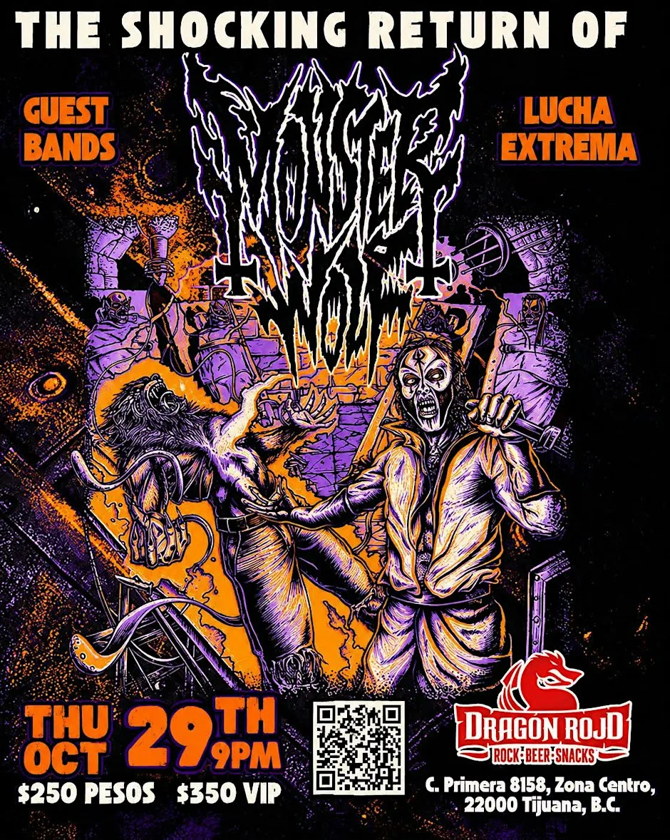 MONSTER WOLF RETURNS!!!! Metal & Lucha Extrema