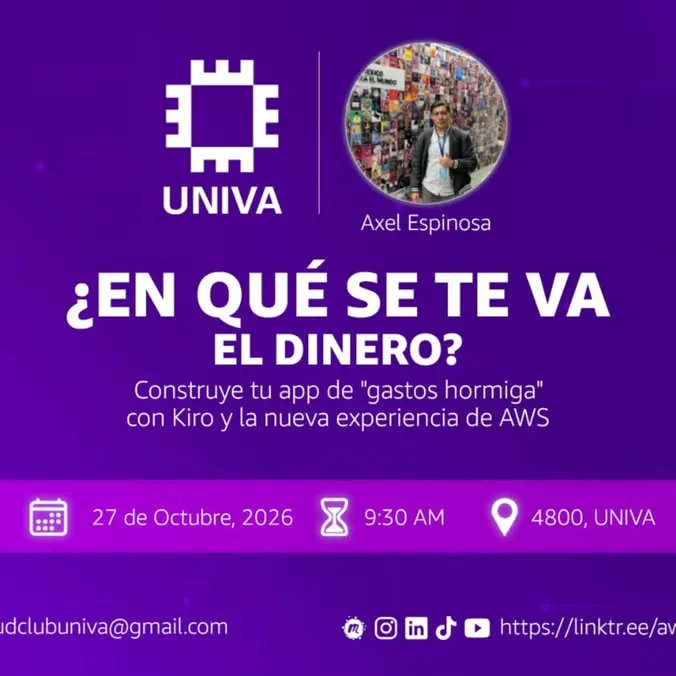 ¿En qué se te va el dinero? Construye tu app de gastos hormiga con Kiro y AWS