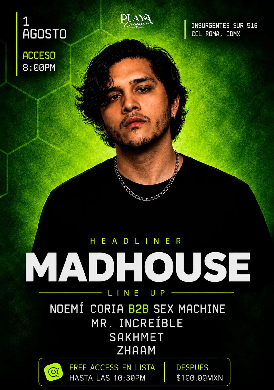 Madhouse x Playa Condesa