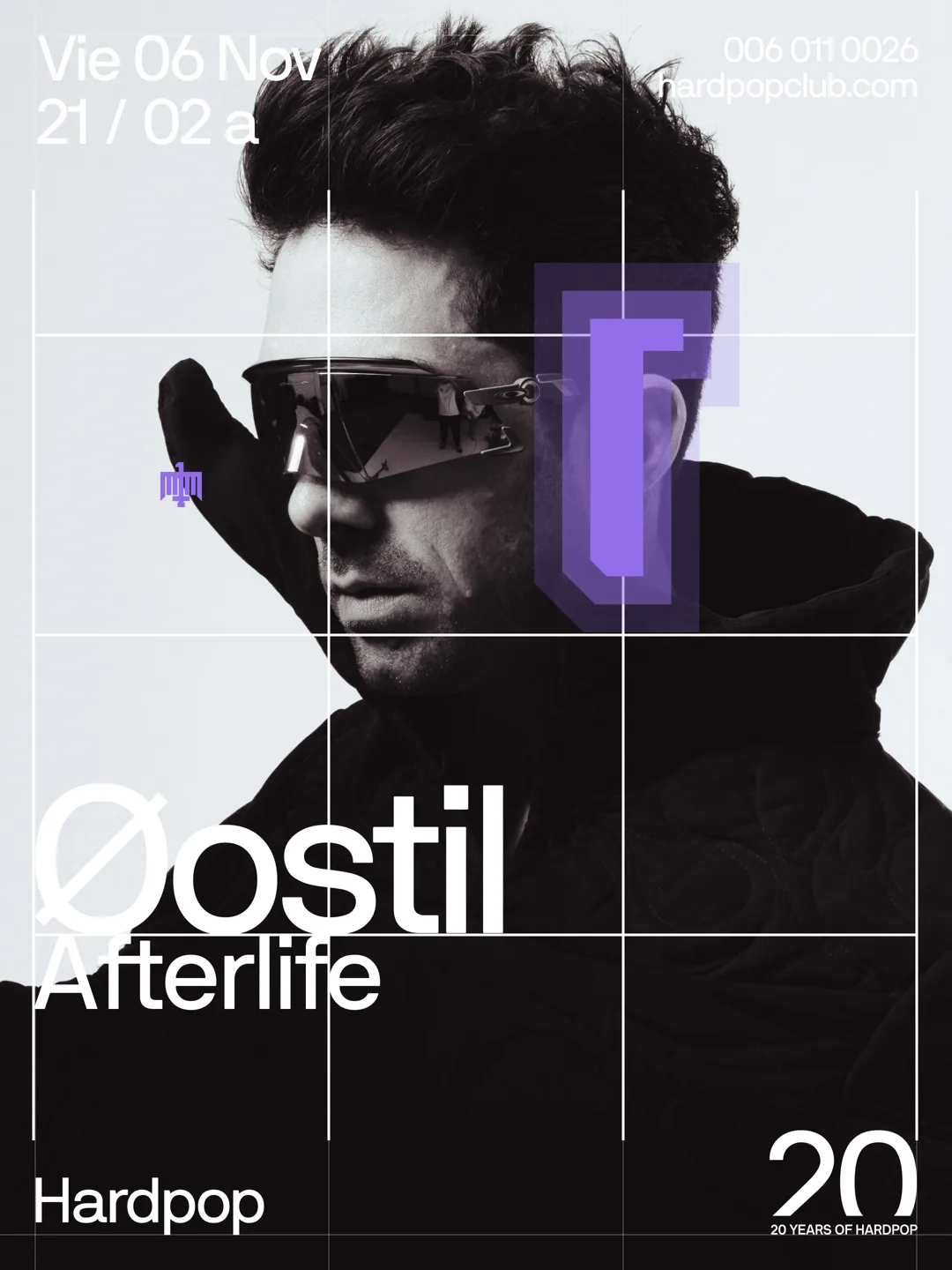 ØOSTIL | AFTERLIFE | ARGENTINA — 20 YEARS OF HARDPOP • 06 NOVIEMBRE • 09 PM