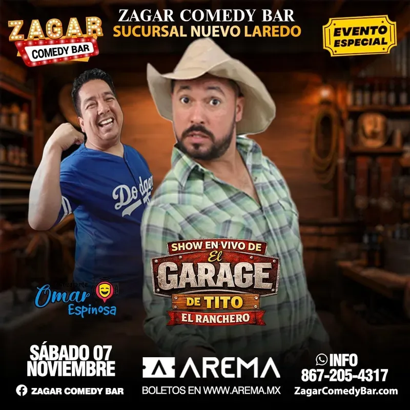 Tito El Ranchero en Zagar Comedy Bar Nuevo Laredo