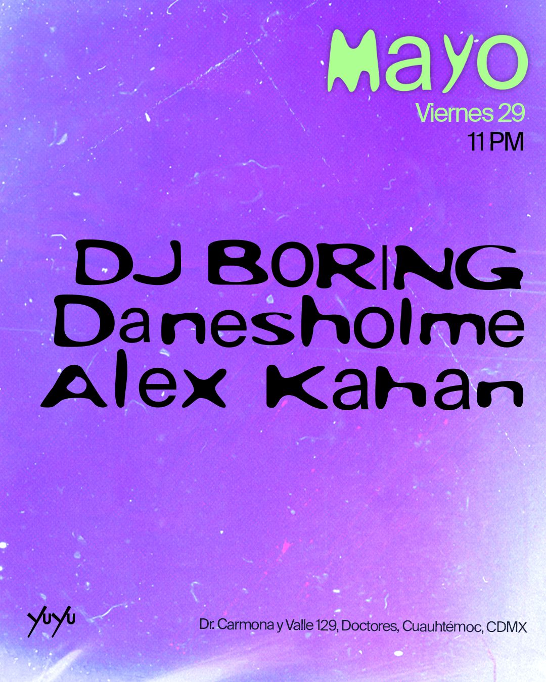 Yu Yu Cine Club: DJ BORING